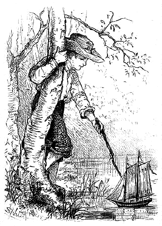 A toy schooner